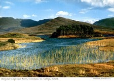Derryclare Lough, Recess, Connemara, Ireland - Scenic Beauty Postcard picture