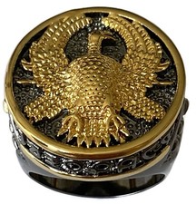 DUNE RING Duke Leto Atreides Signet Prop Replica Ducal STAINLESS STEEL picture