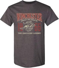 Winchester Official Vintage 1866 Rider Graphic T-Shirts for Men picture