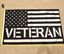 Veterans  Flag Army Strong Navy Seal Veteran Fallen Hero Rare 3x5' picture