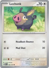 Lechonk - 182/197 - Common (Near Mint) Obsidian Flames - Colorless Pokémon picture