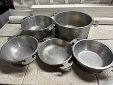 Guardian Service Cast Aluminum Pots- 5 Pieces ~ No Lids ~ Vintage picture