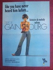 SERGE GAINSBOURG Histoire De Melody Nelson LARGE PROMO POSTER lp cd wall art picture