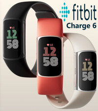 Fitbit Charge 6 Fitness & Health Smartwatch Activity Tracker Black-Silver-Gold picture