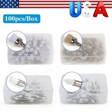 100-1000Pcs Dental Polishing Prophy Prophylaxis Brush Nylon Bristle Flat/Tapered picture