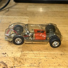 Vintage 1/32 Slot Car dynamic Dynaflex chassis was clear body picture