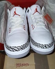 Air Jordan 3 Retro White Cement 2011 Size 10.5 Men’s DS New Deadstock. picture