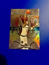 🔥  1997-98 SKYBOX METAL UNIVERSE - PLANET METAL 🔥 Kevin Garnett #8 picture