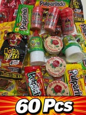 60 Pcs Mixed PREMIUM Mexican Candy Assortment Pulparindo Lucas Vero Tamarind picture