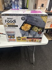 Ninja Foodi 10QT DualZone Air Fryer 6-in-1 Smart XL Grey DZ550GY New DB picture