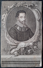 LATE 17thC. After JOHANN WIERIX: PORTRAIT OF SIR FRANCIS DRAKE picture
