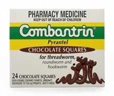 Combantrin Chocolate Squares - 24 Pack - Made in Australia - EXP: 11/2028 picture