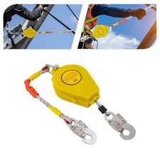 15M Self-Retracting Fall Arrester with Double Locking Hook, 150kg Capacity picture