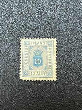 Iceland 1884 Back of Book #O6 Mint H LE534 picture
