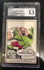 HULK~ 1966 Donruss Marvel Super Heroes #51~ THING RC🔥CGC 5.5 EX+🔥just graded picture
