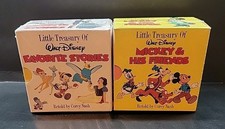 VTG Walt Disney Mickey Bambi Dumbo Little Treasury Children Books New Old Stock  picture