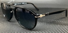PERSOL PO3235S 095 S3 Black Blue Polarized Men's 55 mm Sunglasses picture