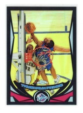 2004-05 Topps Chrome Tayshaun Prince Black Refractor /500 The Block Pistons picture