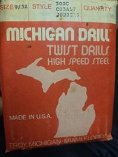 NEW 12 Piece Michigan Drill ,9/32