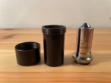 Microscope Vintage Soviet Lens Objective GOI Planapohromat 40 x 0.30 #6897 picture