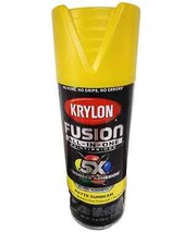 6 PACK KRYLON FUSION ALL-IN-ONE PAINT+PRIMER MATTE SUNBEAM 2912  picture