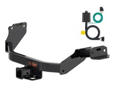 Curt Class 3 Trailer Hitch 2in Receiver & Custom Wiring Harness Kit 13609-56420 picture