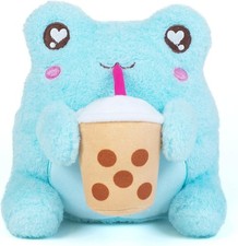 Cuddle Barn Brown Sugar Boba Scented Wawa The Froggie 6 Inch Plush New W/Tag picture