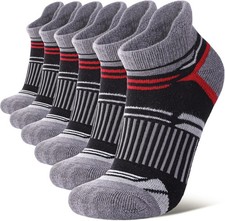 LANLEO Merino Wool Ankle Running Hiking Socks for Women Men Compression Support picture