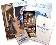 Wedgwood Book Brochure 6 Lot Visitors Cntr Guide Counterpoint Collectors Jewelry picture
