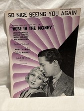WE'RE IN THE MONEY Sheet Music 