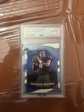 2017 Donruss Rated Rookie PSA 10 Gem Mint Deshaun Watson RC #195 picture