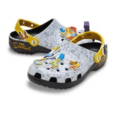 Crocs Unisex The Simpsons Classic Clogs w/ Exclusive Charms Comfort Slip On picture