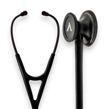 NEW Apex Cardiology Stethoscope - Black Steel Dual-headed Lifetime Warranty picture