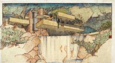 Fallingwater (Kaufmann House) by Frank Lloyd Wright – Architectural Art Print picture
