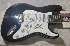 Everclear Full Band Signed Guitar Jsa Certified Art Alexakis Dave Freddy Brian picture