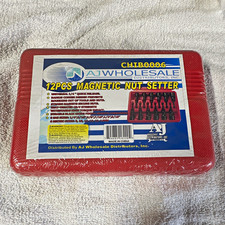 AJ Wholesale Distributors 12pc Magnetic Quick-Release Hex Nut Setter Set, Case picture