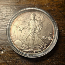 2003 U.S. Mint American Silver Eagle $1 1 oz Silver Business Strike Uncertified picture