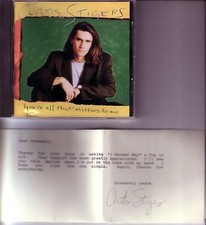 CURTIS STIGERS Authographed SIGNED PROMO CD w/ RARE MIX picture