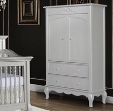 Evolur Aurora Akoya Grey Pearl Armoire NEW Children Room picture