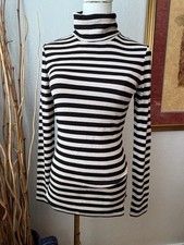74~ NWT Sanctuary Striped Long Sleeve Turtleneck. Incredibly Soft Sz Small picture