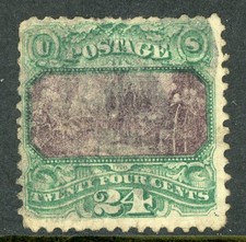 USA 1869 Pictorial 24¢ Declaration of INdependence Scott #130 VFU Q857 picture