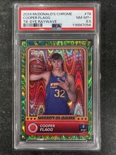 Cooper Flagg 2024 Topps Chrome Mcdonald's Chrome Tie Dye #78 PSA 8.5  /25 🔥 picture