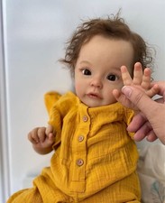 22inch Finished Reborn Baby Doll Sweet Toddler Boy Girl Rebornlove XMAS Gift Toy picture