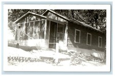 c1940's Shafer Lake Vans Villa Cottage No. 2 Indiana IN RPPC Photo Postcard picture