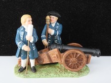 1998 Lefton Williamsburg Collection Revolutionary War Figures with Canon #11710 picture
