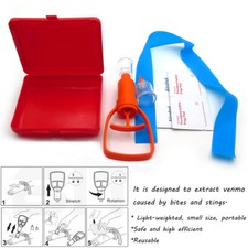 SNAKE BITE KIT CAMPING EMERGENCY SURVIVAL FIRST AID VENOM STING EXTRACTOR picture