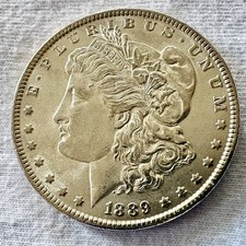 1889-P Morgan Silver Dollar AU picture