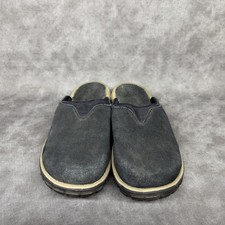 Danner Lost Coast Slide Mule Shoes Black Suede Leather Vibram Soles Mens Size 10 picture