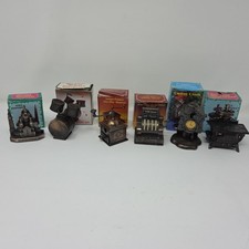 Vintage Antique Miniature Die Cast Metal Pencil Sharpeners Lot of 6 picture