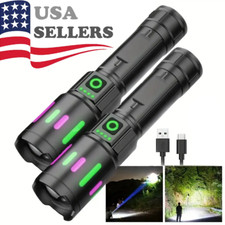 350000000 Lumen Super Bright LED Tactical Flashlight Rechargeable LED Work Light picture